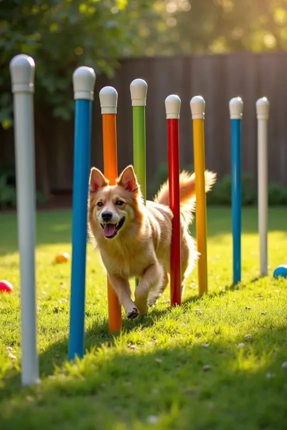 diy weave pole course