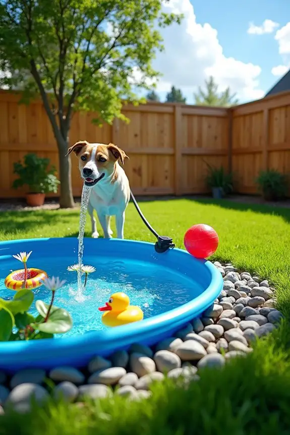 dog friendly water feature