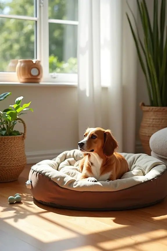 flea proof cozy dog bedding