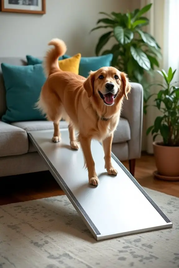 foldable aluminum dog ramp