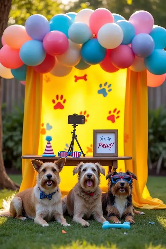 fun dog photo booth
