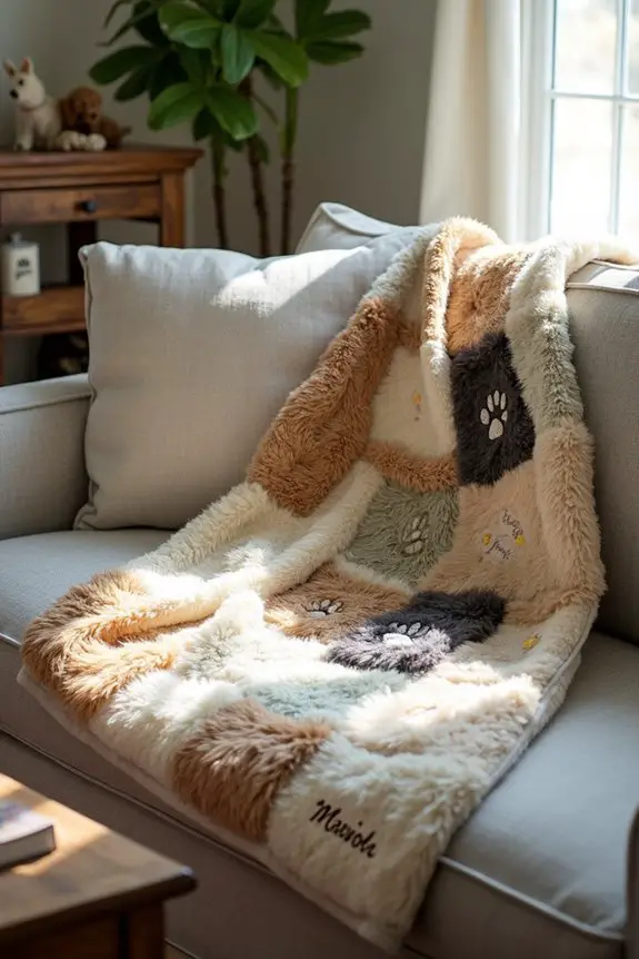 fur quilt keepsake creation