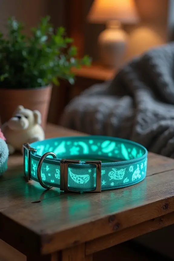 glow in the dark dog collar