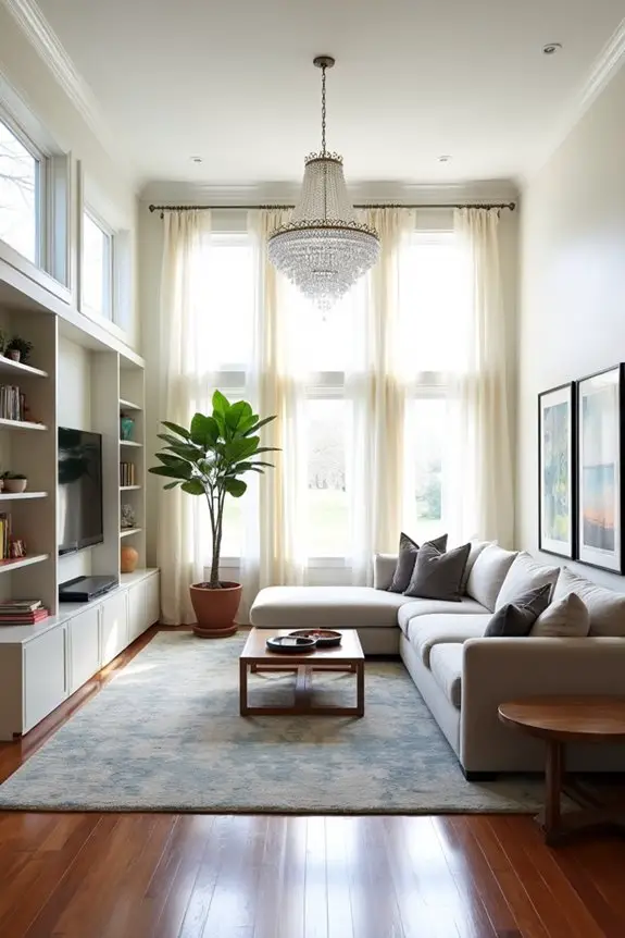 high ceilings enhance airflow