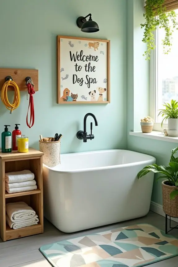 home dog wash station