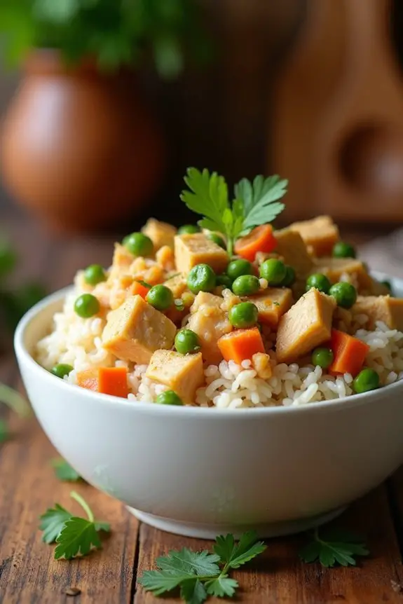 homemade chicken and rice