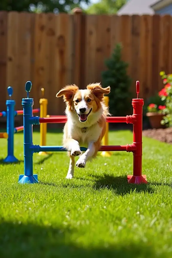 hurdle jump dog fence