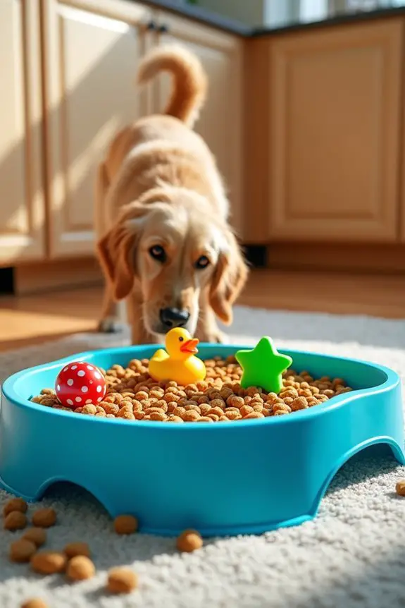 interactive dog feeding puzzle