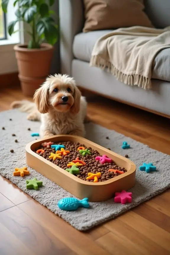 interactive dog feeding puzzle