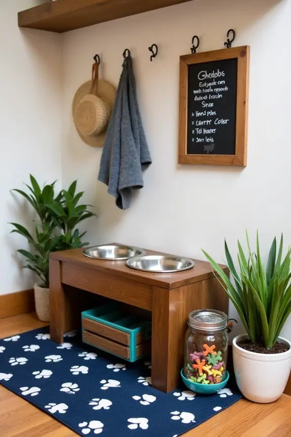 interactive dog feeding station