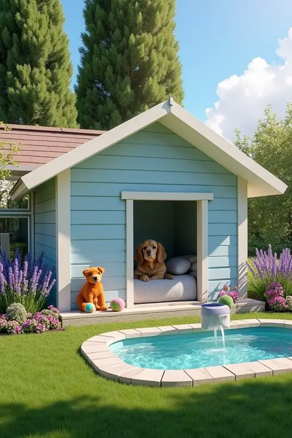 luxury dog house retreat
