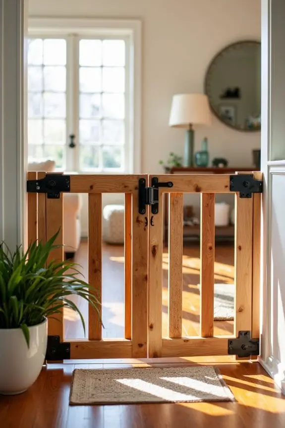 pallet wood gate diy