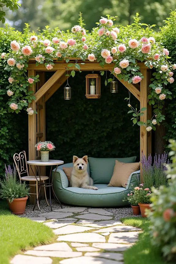 peaceful outdoor dog retreats