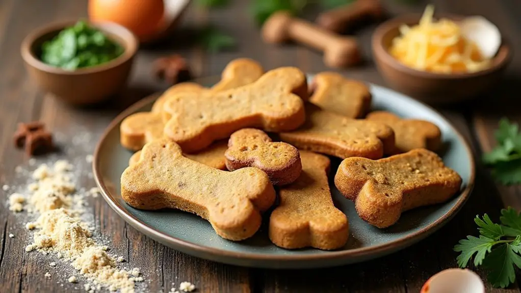 peanut butter banana dog treats