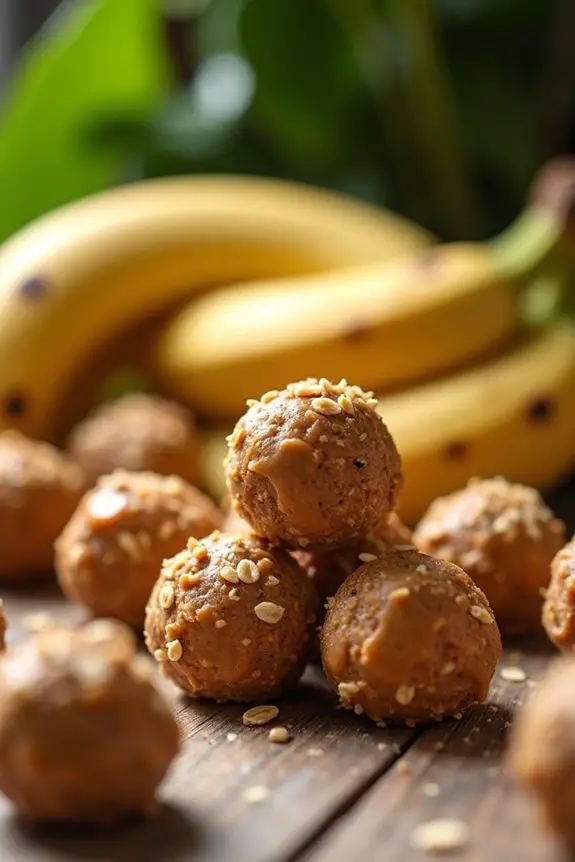 peanut butter banana treats
