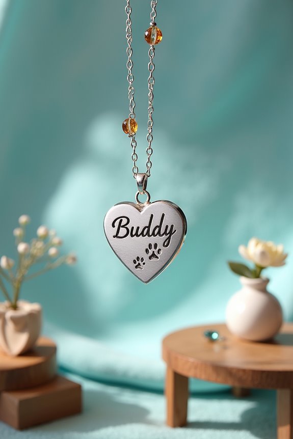 personalized dog memorial jewelry
