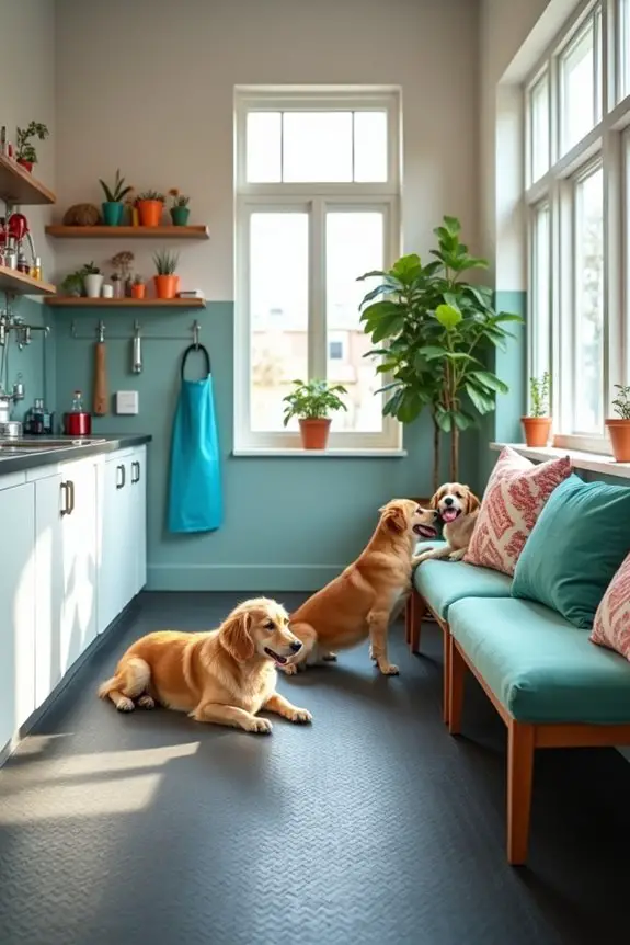 pet friendly salon flooring options