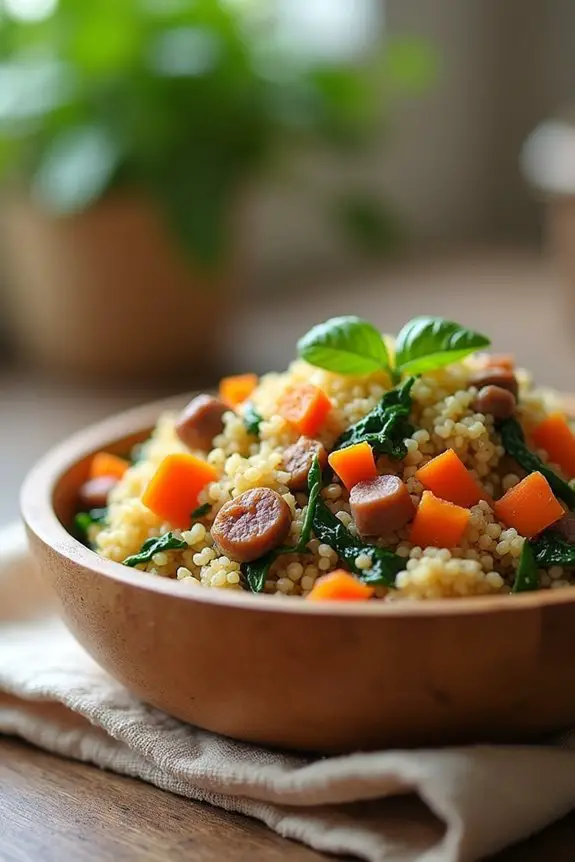 pork and apple meal