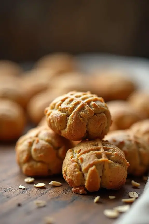 pumpkin oatmeal dog treats