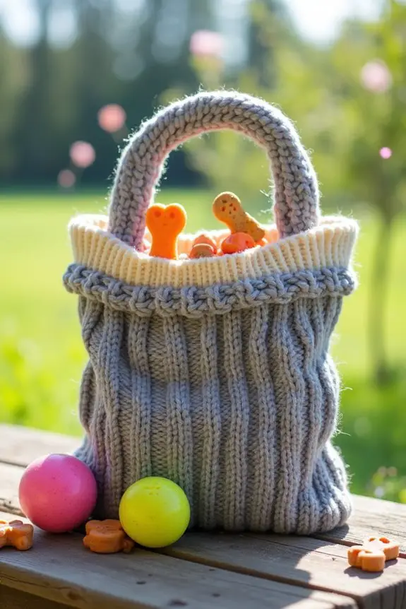 repurpose sweater into tote