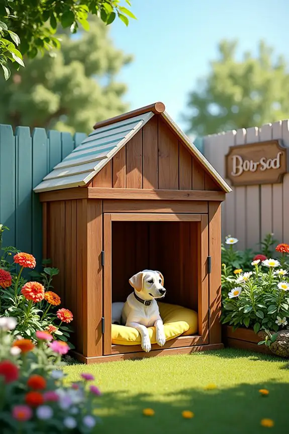 repurposed crate dog kennel