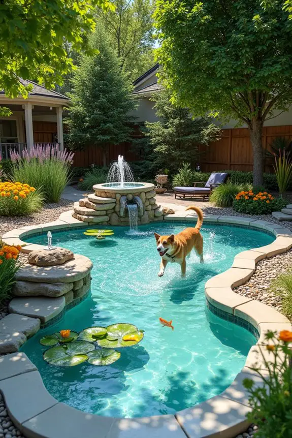 revitalizing outdoor dog oasis