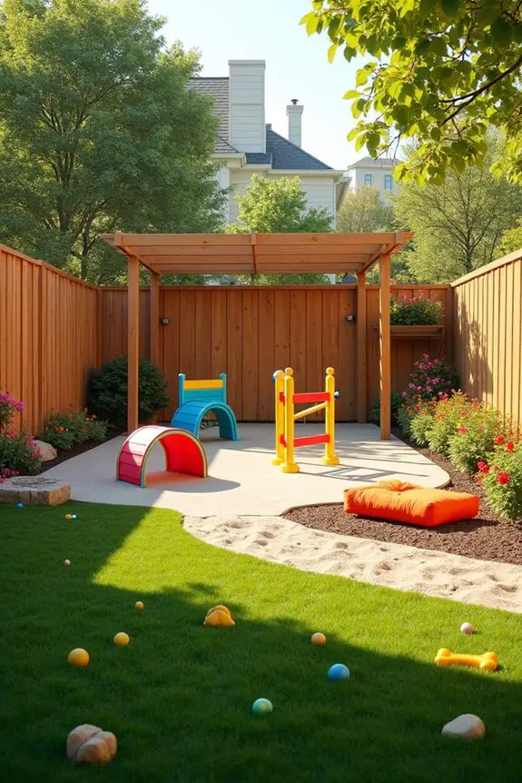 safe secure dog play