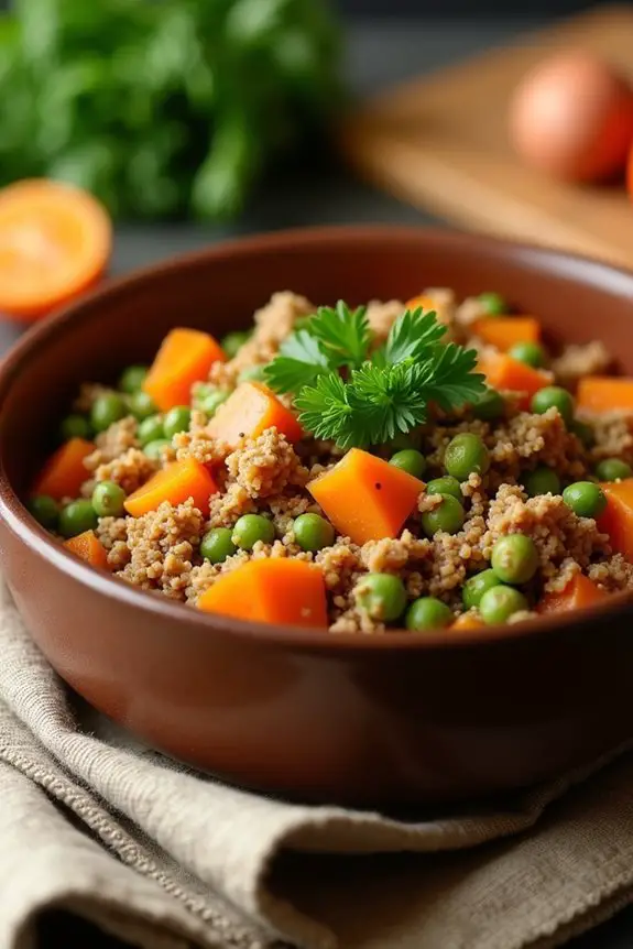 savory lamb rice dinner