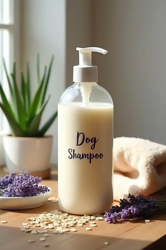 soothing oatmeal dog shampoo