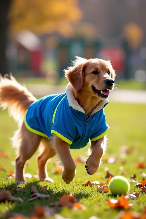sporty jackets for active dogs