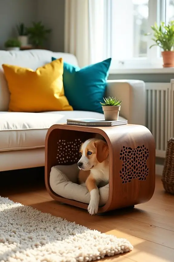 stylish and functional dog crates