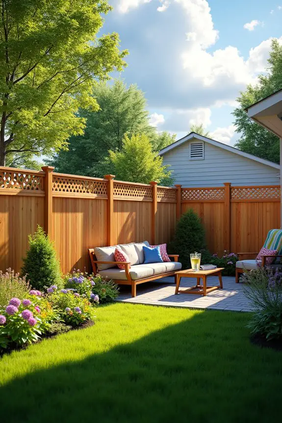 stylish and secure dog fencing