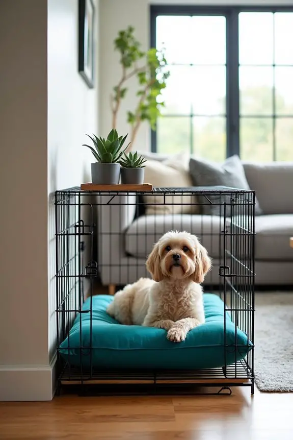 stylish diy dog crate