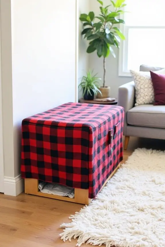 stylish diy dog crate cover