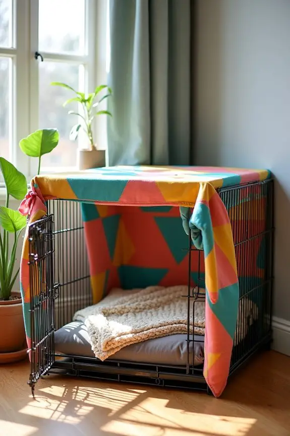 stylish diy dog crate