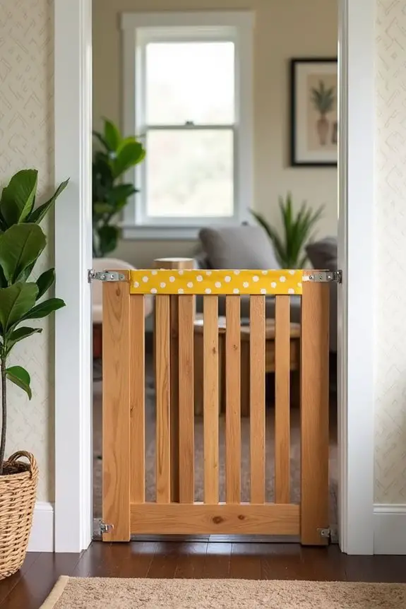 stylish diy dog gate