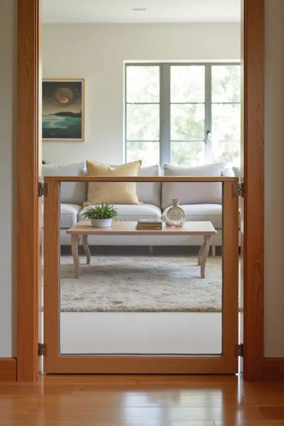 stylish diy dog gate