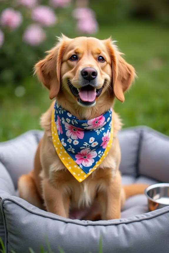 stylish dog bandana diy