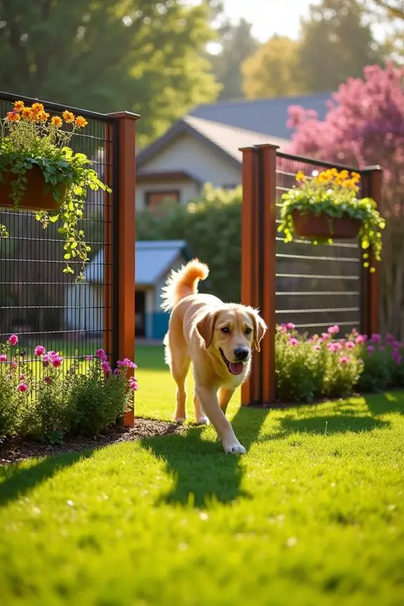 stylish durable dog fencing