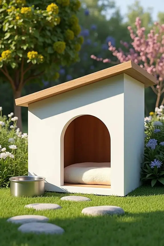 stylish functional diy dog house
