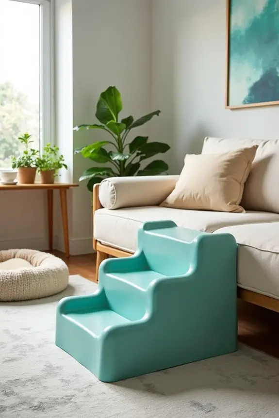 stylish lightweight pet steps