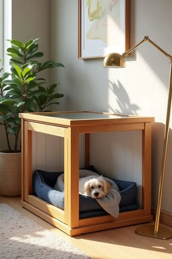 stylish modern dog crate