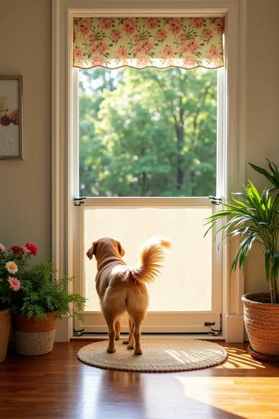 stylish pet friendly screen gate