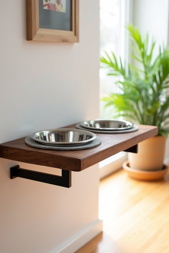 stylish space saving dog bowls