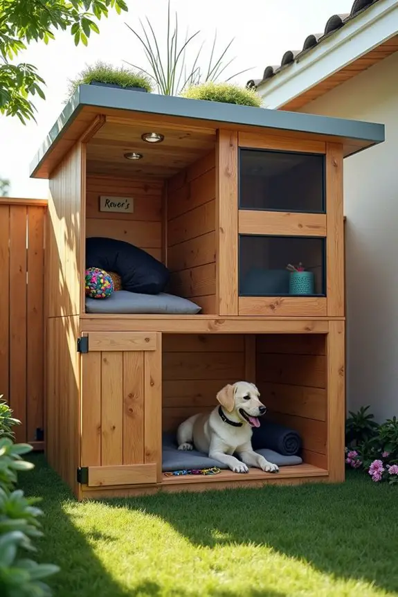 stylish space saving dog house