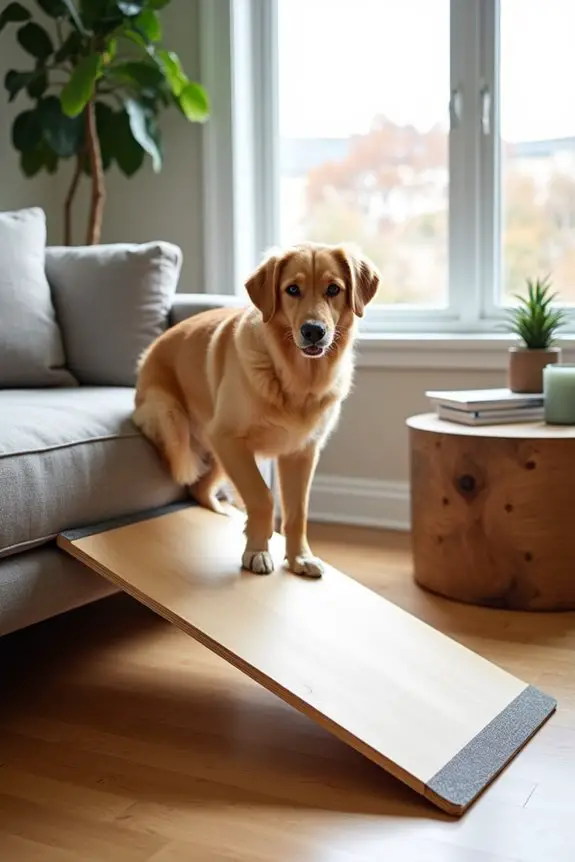 stylish sustainable dog ramp