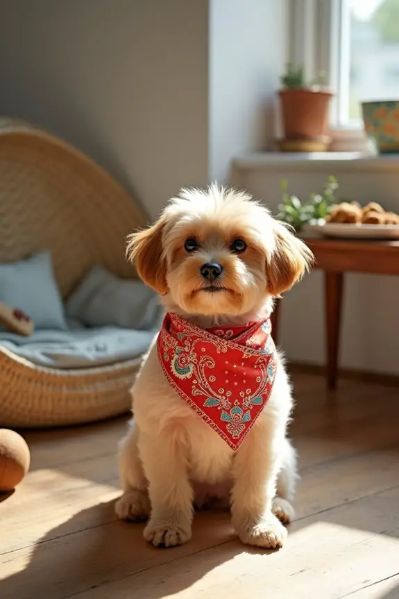 stylish vintage dog bandanas