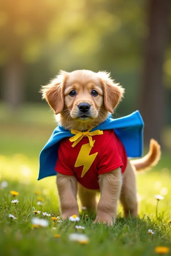 superhero dog costume creation