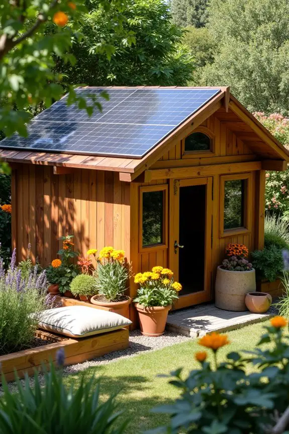 sustainable solar dog house