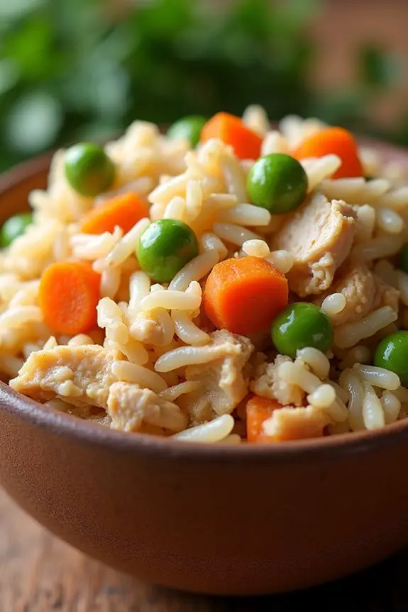 tasty chicken and rice blend